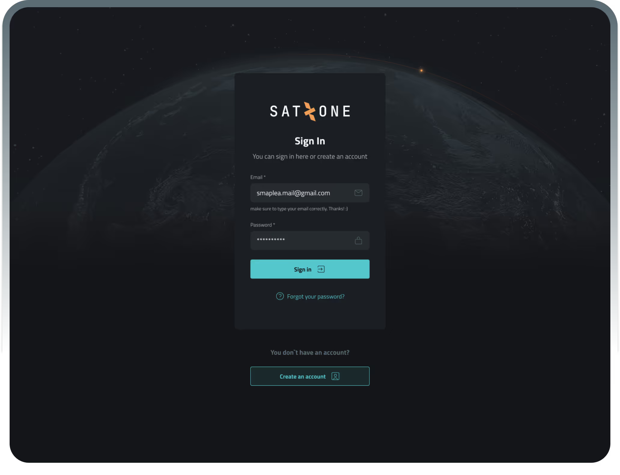 satzone login page